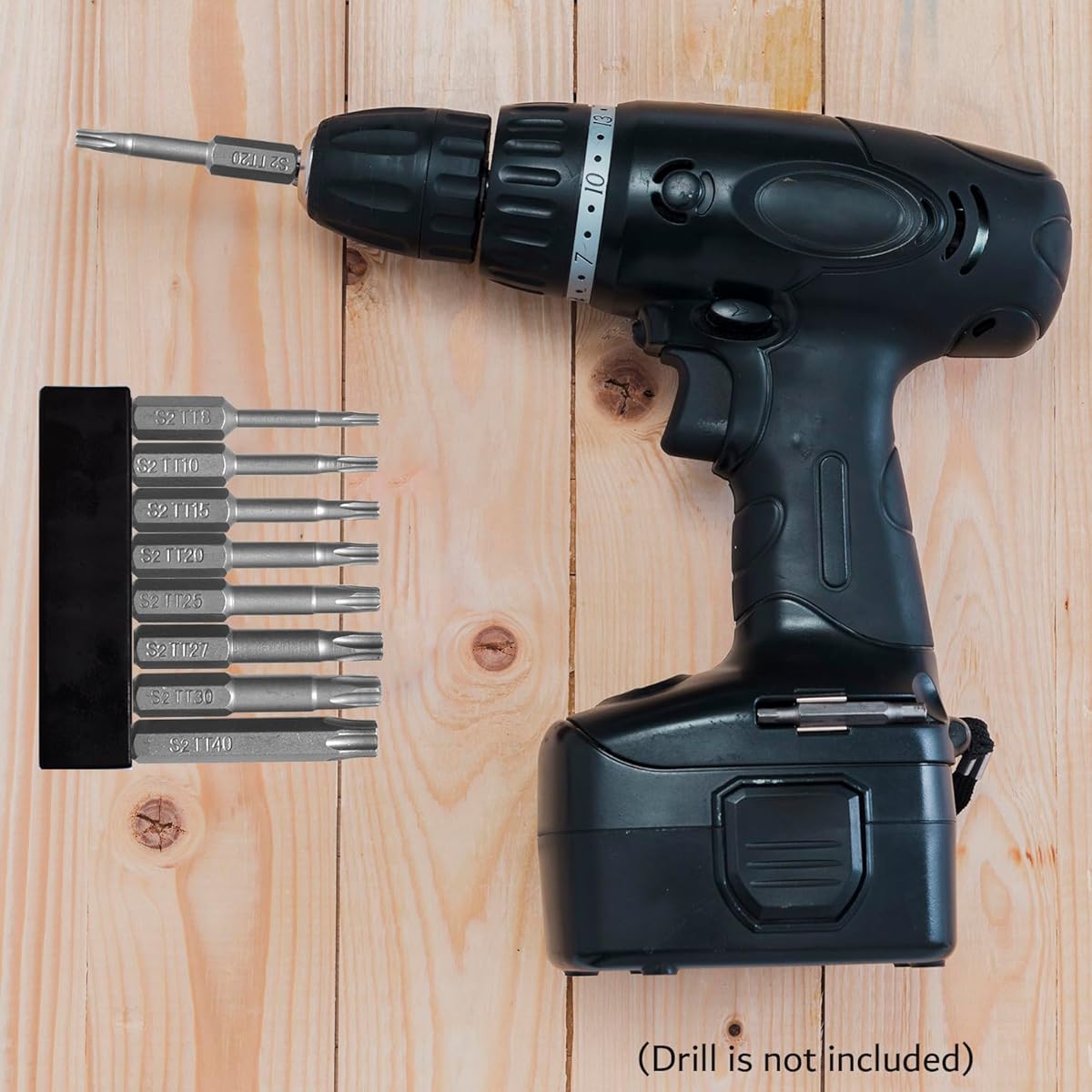 8pcs Tamper Proof Security Screwdriver Set - Magnetic 5-Point Star/Phillips/Torx T8-T40 Bits with 1/4" Hex Shank, Durable Plastic/Metal Construction, -Theft Design for Home, Automotive & DIY Projects (No Power Required) - Ideal for Professionals &