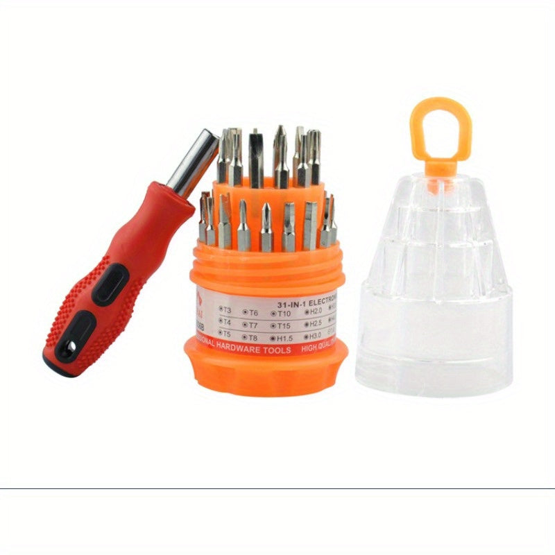 31pcs Pagoda Type Screwdriver Set, Manual Combination Maintenance Driver, No Electricity Needed, for Mobile Phone Repair, with Screw Batch, for Home Improvement, DIY Projects, and Professional Use, Screwdriver Set|Multitool Set|Screwdriver Set|Screwdriver