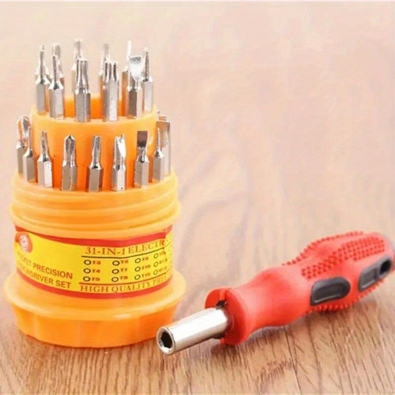31pcs Pagoda Type Screwdriver Set, Manual Combination Maintenance Driver, No Electricity Needed, for Mobile Phone Repair, with Screw Batch, for Home Improvement, DIY Projects, and Professional Use, Screwdriver Set|Multitool Set|Screwdriver Set|Screwdriver