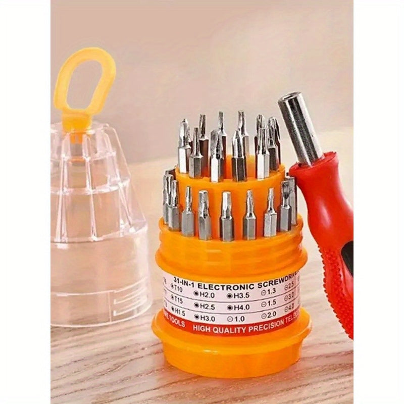 31pcs Pagoda Type Screwdriver Set, Manual Combination Maintenance Driver, No Electricity Needed, for Mobile Phone Repair, with Screw Batch, for Home Improvement, DIY Projects, and Professional Use, Screwdriver Set|Multitool Set|Screwdriver Set|Screwdriver