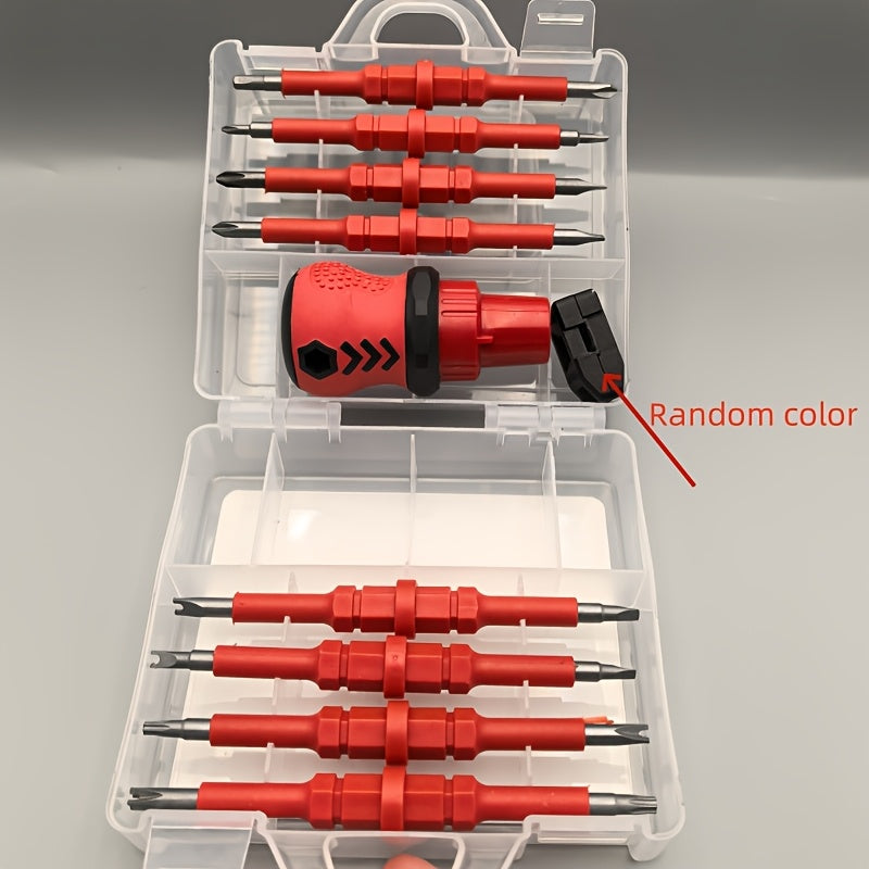 1pc 18-in-1 Alien Screwdriver Set with 16 Different Models, Metal Construction, No Electricity Required, No Battery Included, Perfect Gift for Boyfriend