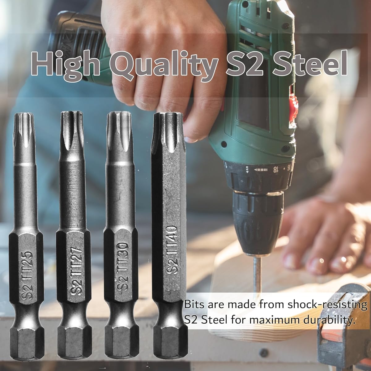 8pcs Tamper Proof Security Screwdriver Set - Magnetic 5-Point Star/Phillips/Torx T8-T40 Bits with 1/4" Hex Shank, Durable Plastic/Metal Construction, -Theft Design for Home, Automotive & DIY Projects (No Power Required) - Ideal for Professionals &