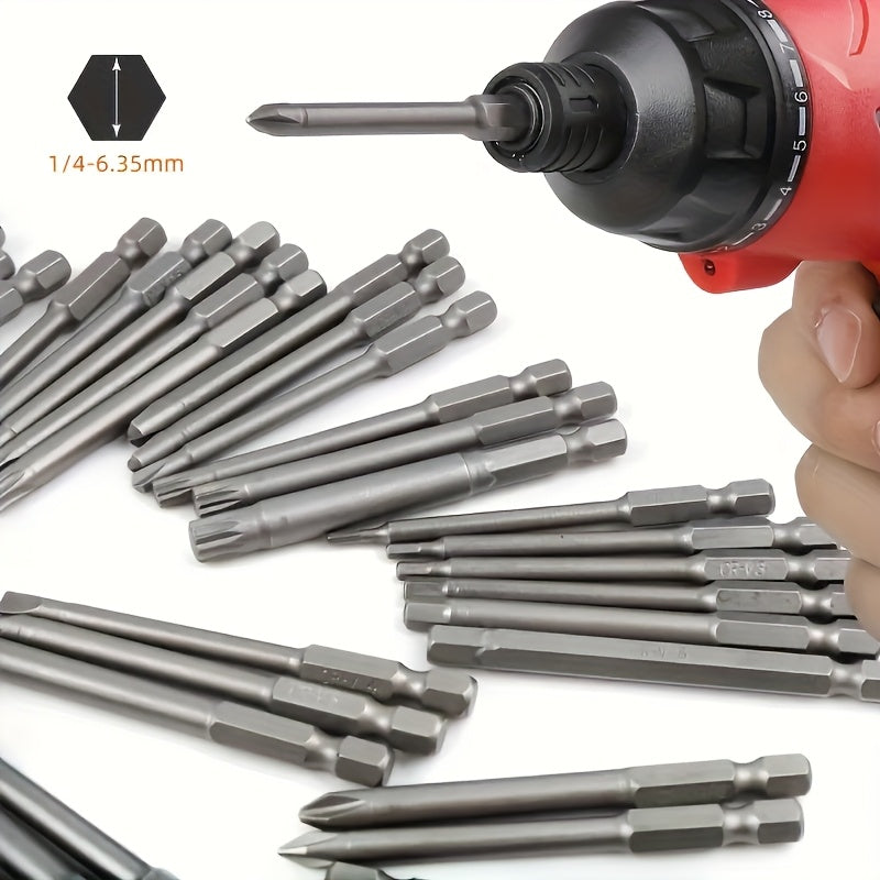 36pcs or 50pcs Heavy-Duty Metal All-in-One Screwdriver & Socket Set with 75mm Extra-Long Extension Bars, SAE/Metric Socket Wrench Kit, Impact-Resistant Case for Automotive Repair, Home DIY, Construction - No Power Required, Durable & Precise Tool Kit for