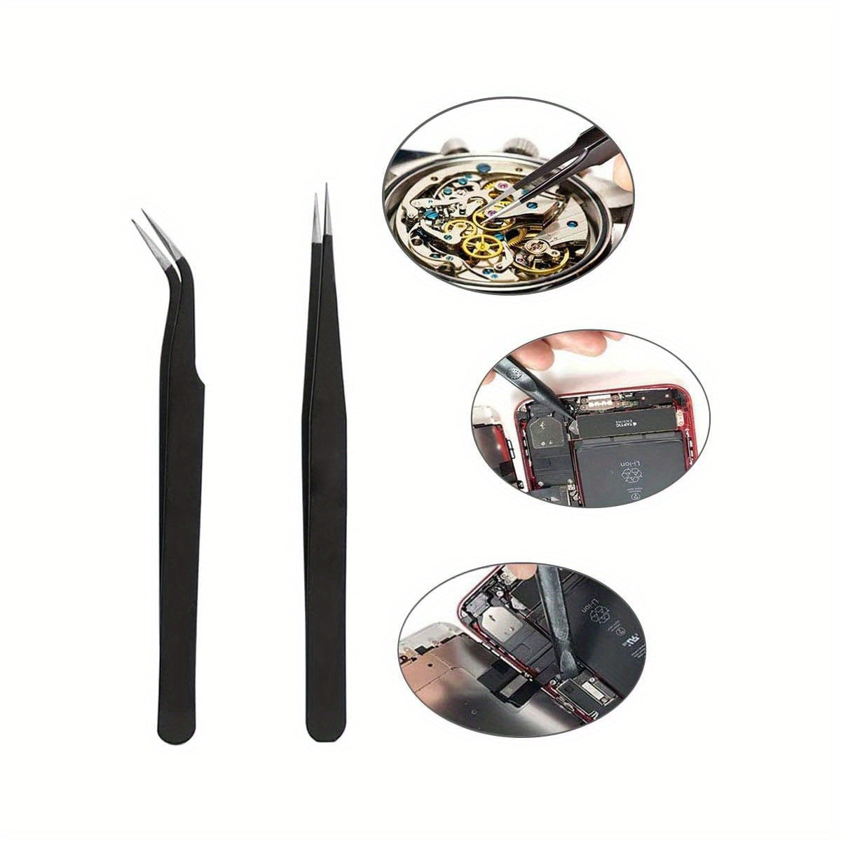 15-in-1 Torx Screwdriver Set with T3, T4, T5, T6, T8, T10 Security Screwdrivers and ESD Tweezers - Magnetic Precision Repair Kit for Xbox, for iPhone, PS4, MacBook, Watch, Electronics - Durable Metal Construction, No Power Required, Screwdriver