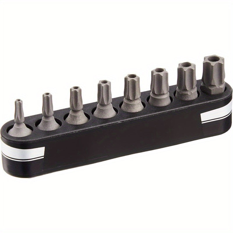 ANEX No. 525-9T Ratchet Screwdriver Compact Bit 52 Straight Type Hex Lobe 9pcs Set