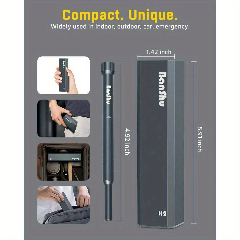 Compact Precision Screwdriver Set with Magnetic Tips - Heavy-Duty Metal Construction, Ergonomic Grip - All-in-One Tool Kit with Phillips, Flat, Torx/Hex Bits - for Electronics, Smartphones, Laptops, Cameras, Eyeglasses, Watches, Toys - Ideal for DIY,